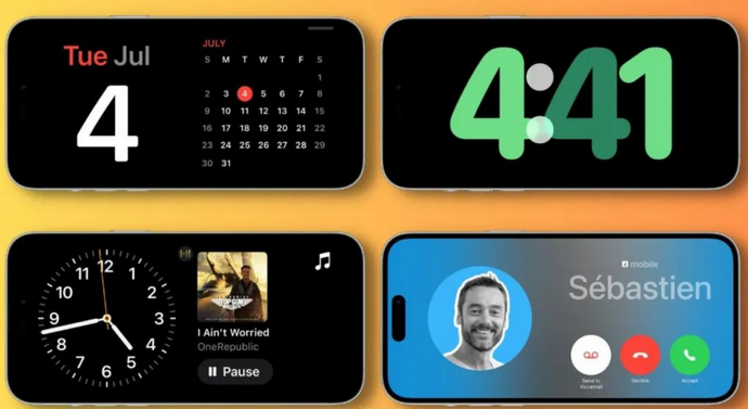 清徐苹果手机维修分享iOS17横屏充电待机显示有什么好处 