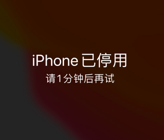 清徐苹果手机维修分享:iPhone 显示“不可用”或“已停用”怎么办？还能保留数据吗？ 